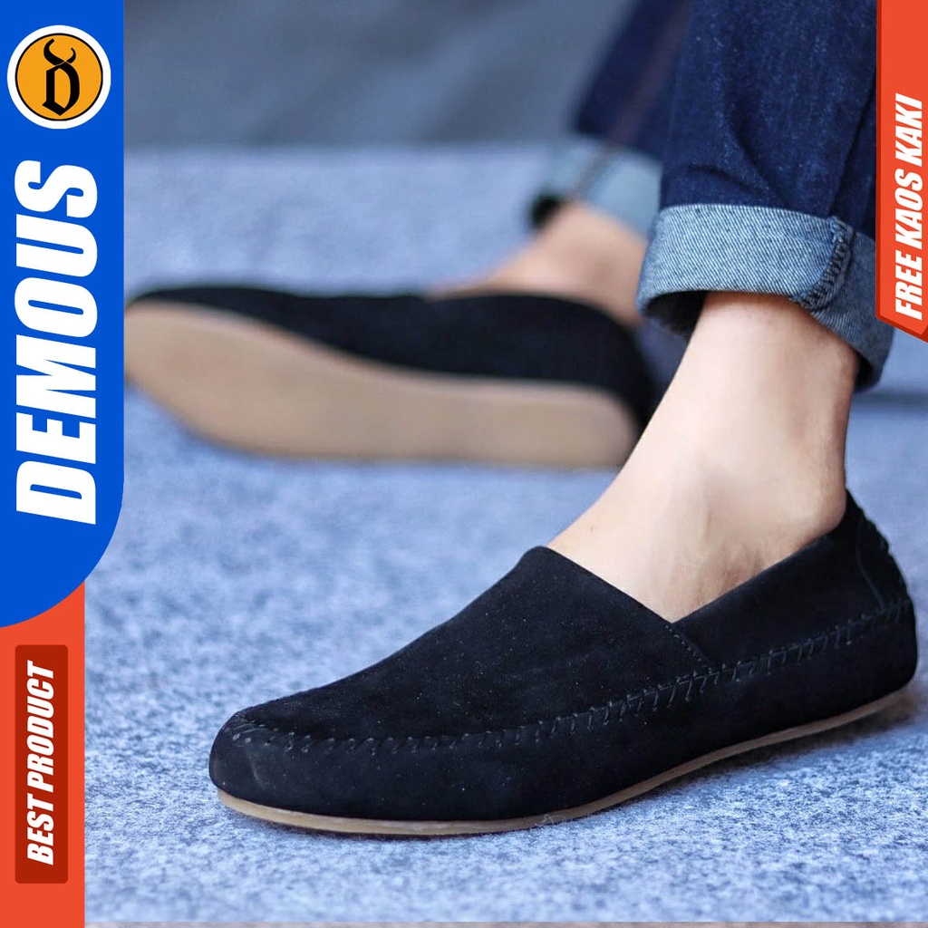 Demous Siena Sepatu Slip on Pria Sepatu Casual Pria Slop