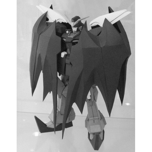 DIY Papercraft XXXG-01D2 Gundam Deathscythe Hell Kertas BC 150gsm