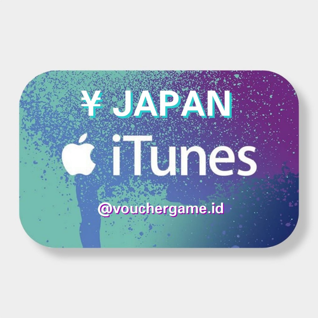 iTunes Gift Card Apple region Jepang / Japan JP Yen