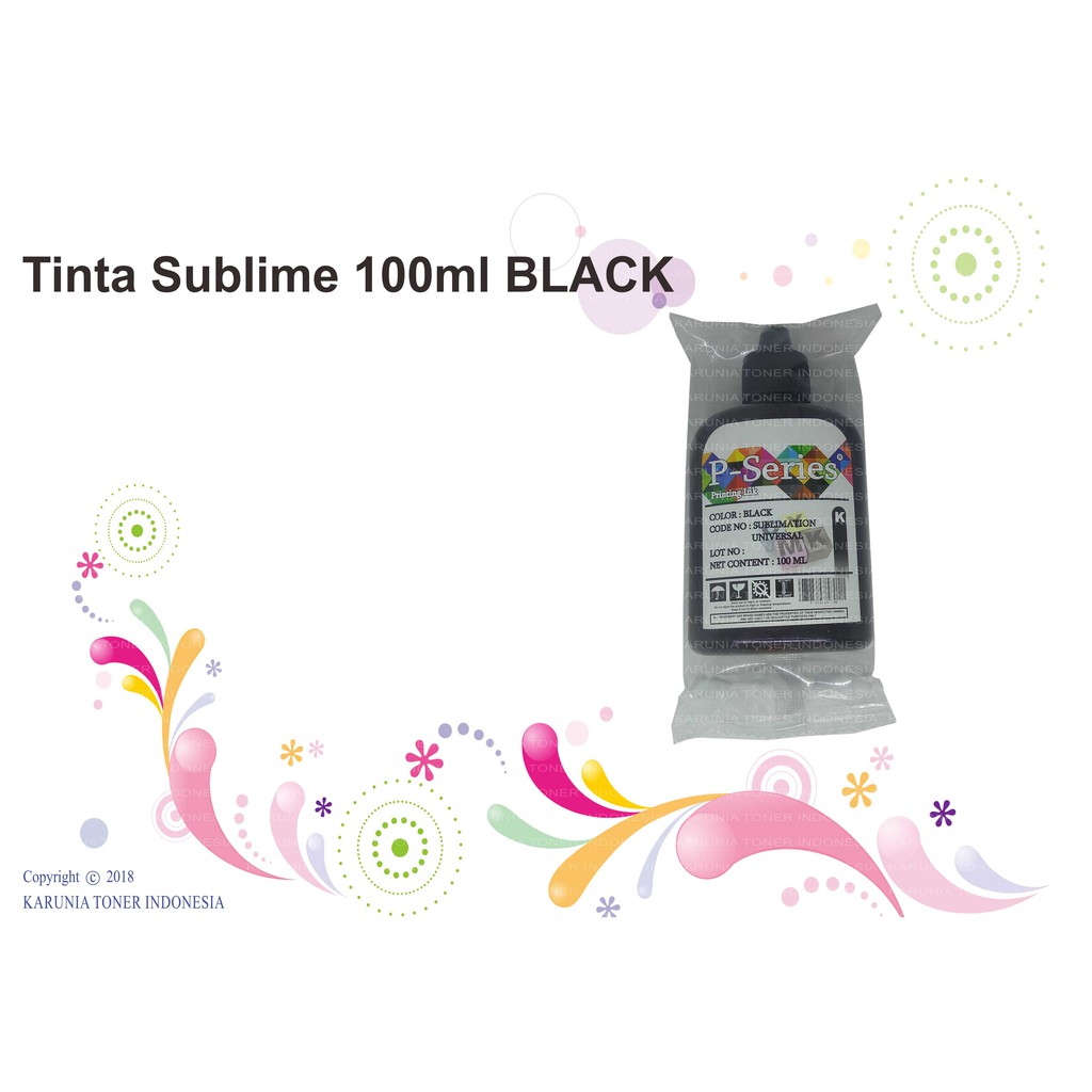 Tinta Sublime 100ml CYAN MAGENTA YELLOW BLACK