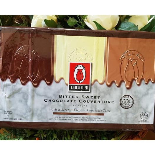 

Tulip Bittersweet Couverture 55% - Coklat Couverture Tulip 1 Kg