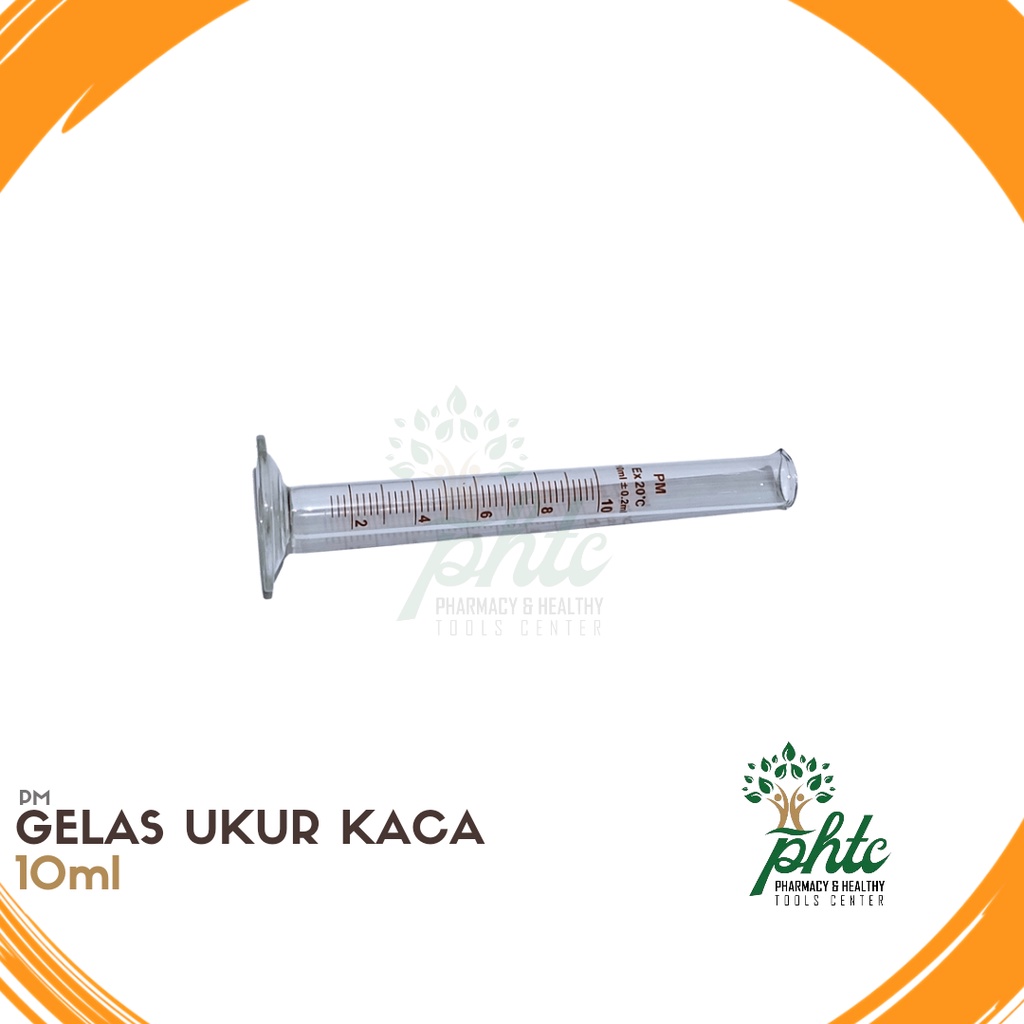 PM Gelas Ukur 10ml l Gelas Ukur Kaca 10 ml