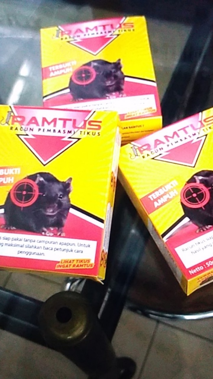 Ramtus Racun Tikus Got Curut Paling Ampuh Pembasmi Tikus Dirumah Racun Tikus Di Mesin Mobil 1 Pack