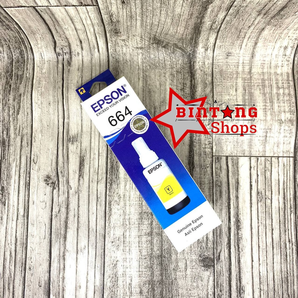 Tinta Epson 664 For Ink Printer L100 L120 L200 L210 L220 L310 L360-Yellow/Kuning