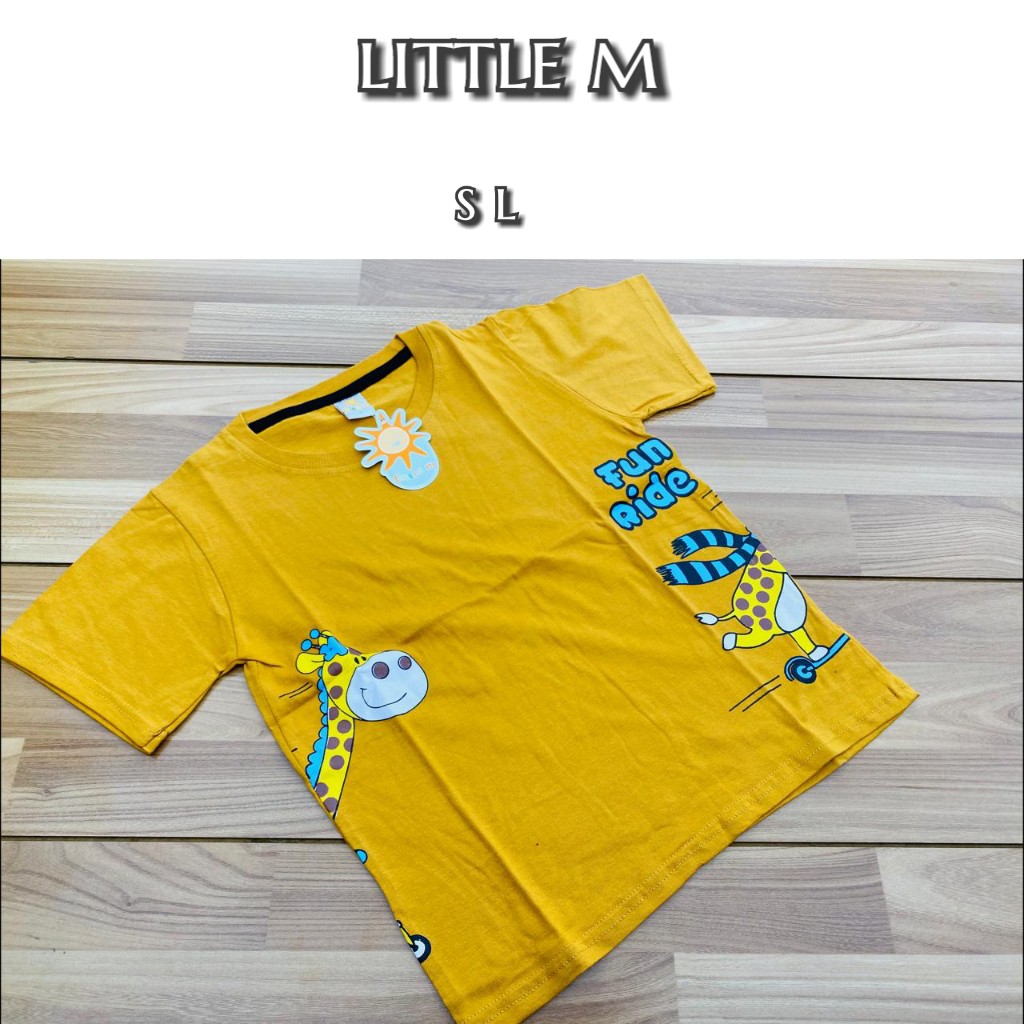 kaos little m kuning 2