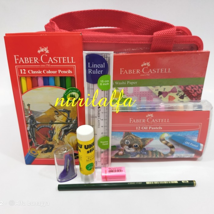 

(TERLARIS) Paket TAB Alat Tulis Set - Faber - Paket A