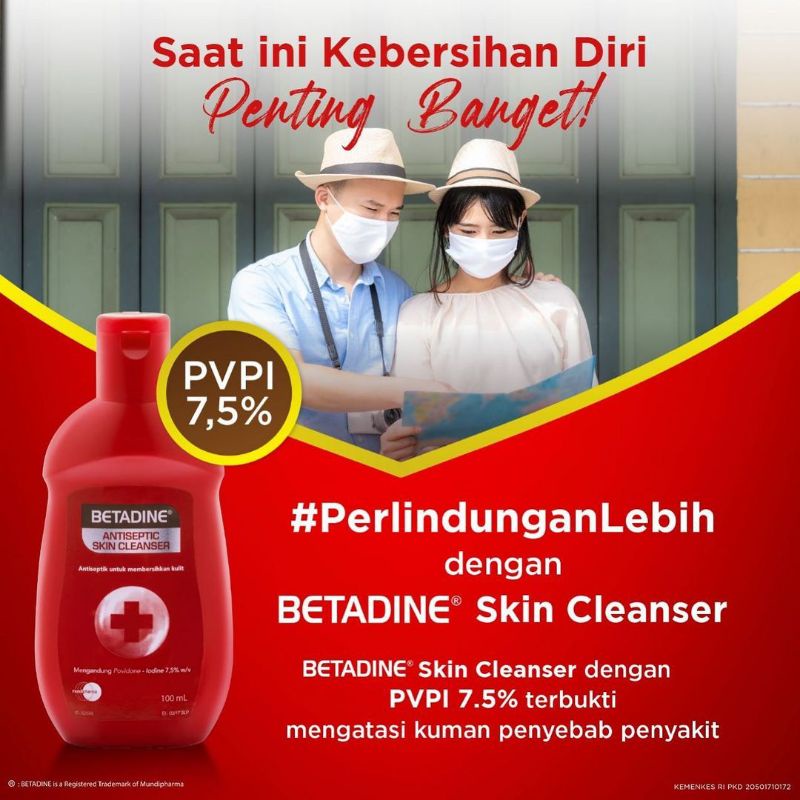 BETADINE SABUN - ANTISEPTIC SKIN CLEANSER - POVIDONE IODINE