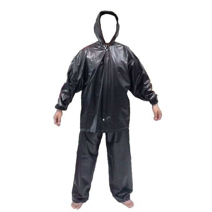 Jas Hujan Setelan Jaket Celana Mammoth Hitam
