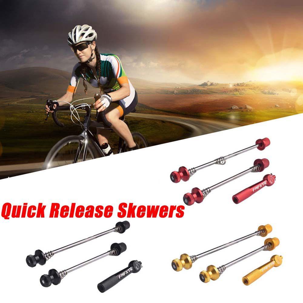 Lanfy Sepeda Tusuk Sate MTB Pengunci Keamanan Sepeda Jalan Gunung Kunci Pas Depan Belakang spindle Screw rod Locking Security Quick-release Anti Maling Tusuk Sepeda