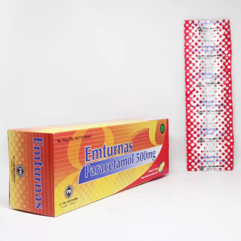 Emturnas Tablet/ Obat Demam/ Sakit Gigi/ Sakit Kepala/ Nyeri