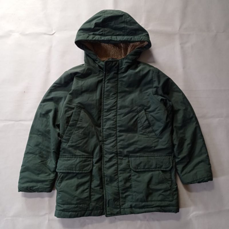 JAKET OUTOOR MUSIM DINGIN BULANG UNIQLO ANAK SECOND