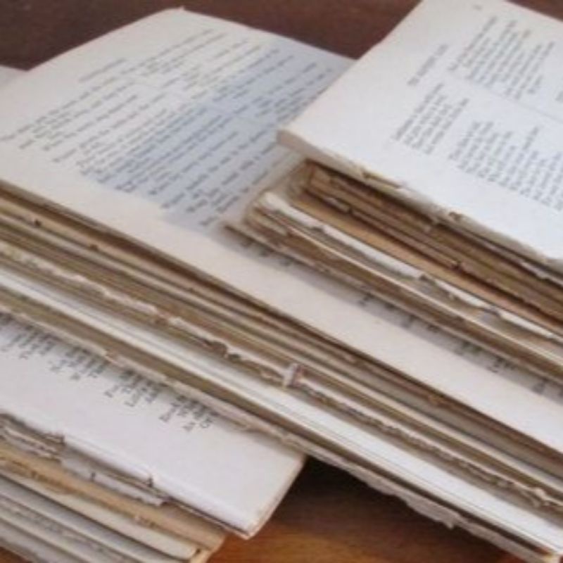 Kertas novel vintage / kertas vintage / kertas journaling