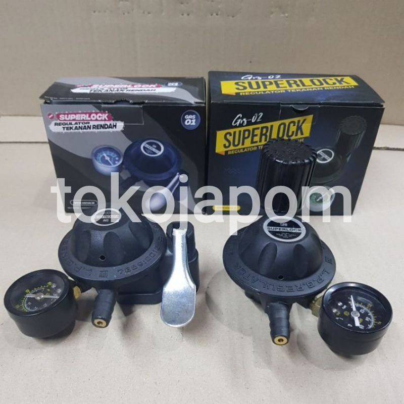 Superlock Regulator Gas Kepala Gas LPG Tekanan Rendah