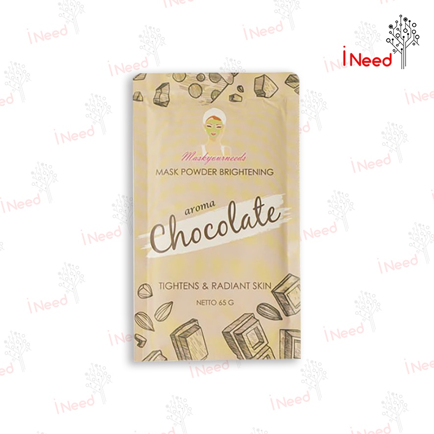 (INEED) MASKER Maskyourneeds CHOCOLATE BPOM 65G