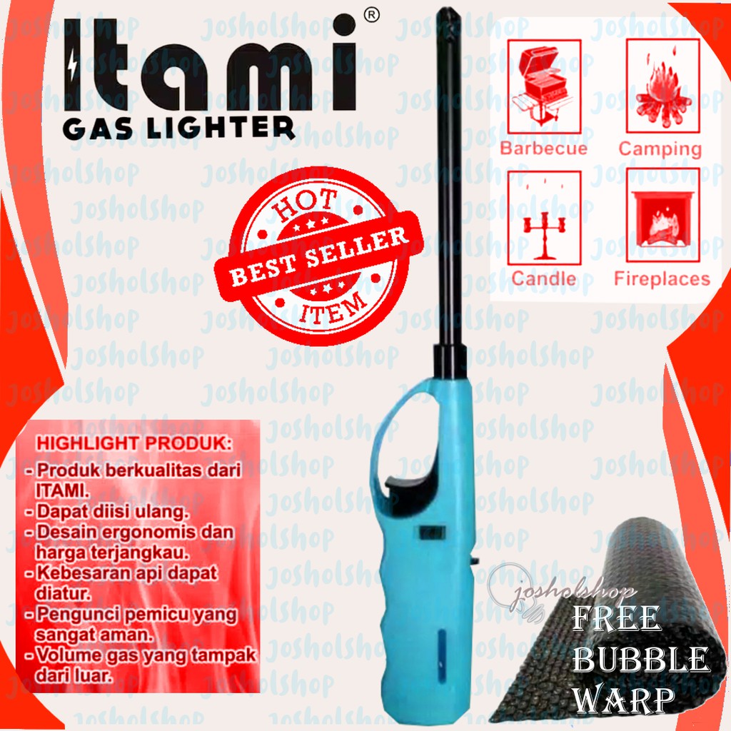 Pemantik Kompor ITAMI PK-01 Korek Api Panjang Tembak Gas Lighter