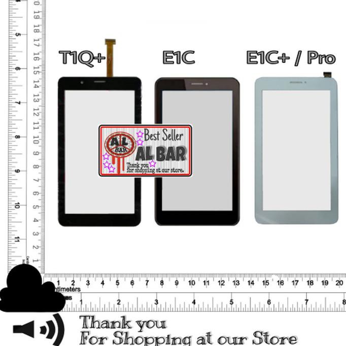 ITERMURAHl TOUCHSCREEN TAB ADVAN VANDROID E1C/E1C PRO/E1C PLUS/T1Q LAYAR SENTUH - Putih