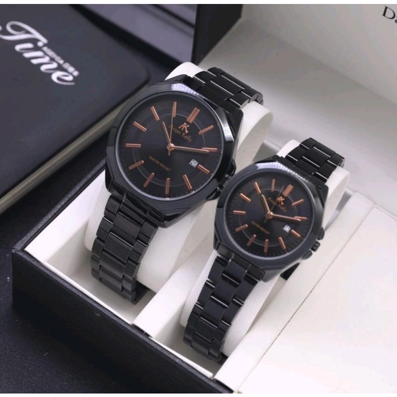 Jam Tangan Sepasang Couple Stainless Steel Jam Tangan Cowo Cewe Coupel