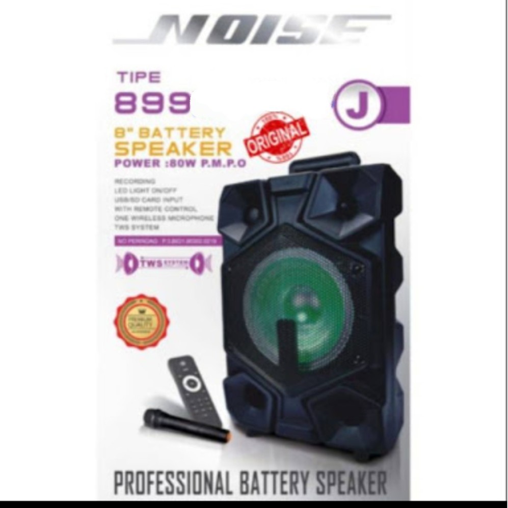 Speaker portable NOISE 899J Wireless speaker 8 inch/bluetooth