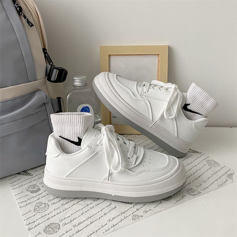 [GROSIR][COD] SEVEN_DAY SEPATU SNEAKERS WANITA KOREA IMPORT SPORT SHOES PUTIH H-895