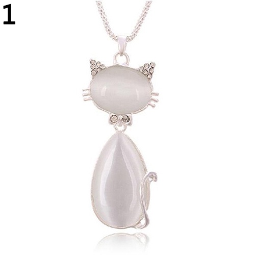 Hu Hu Hu Hu Hu Alat Bantu Pasang Kacamata♡ Kalung Rantai Liontin Burung Hantu Kucing Angsa Aksen Berlian Imitasi Untuk Wanita