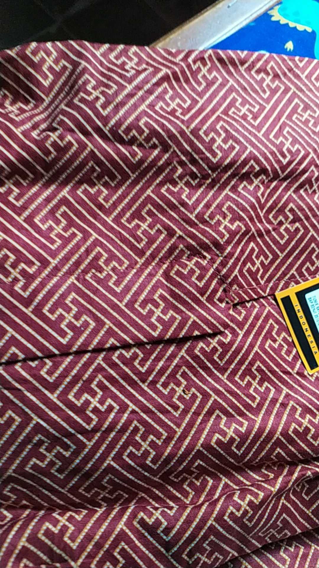 Benang Raja Tunik Batik Wanita Lengan Panjang Ukuran M L Xl