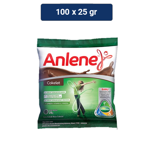 Anlene Sachet Coklat 25gr x 100