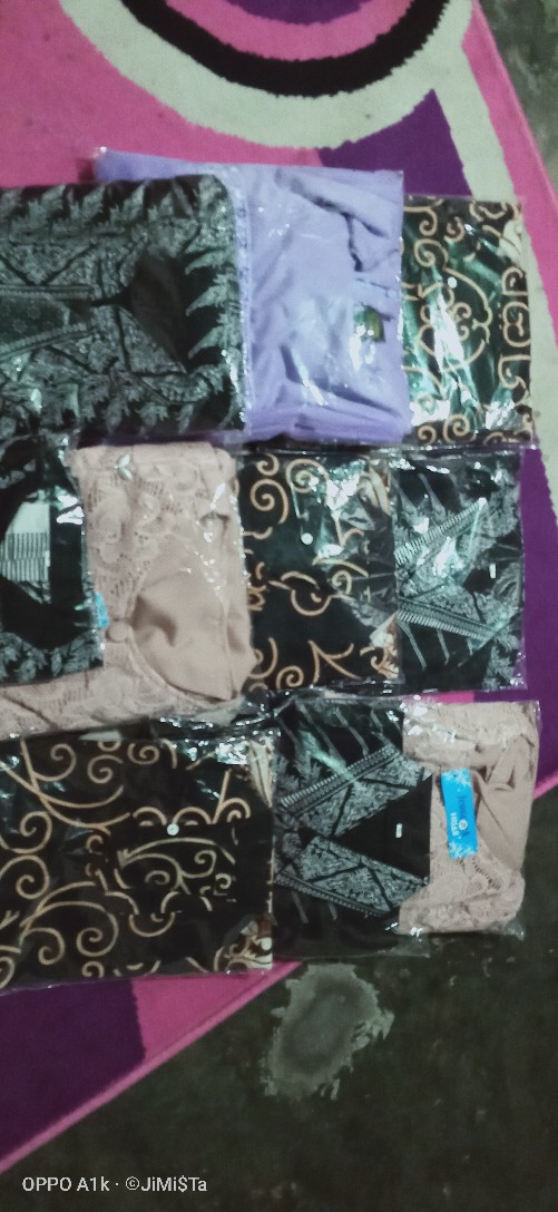 Batik Couple Keluarga Sania Ruffle Ori Ndoro Jowi Dnt Motif Mahkota