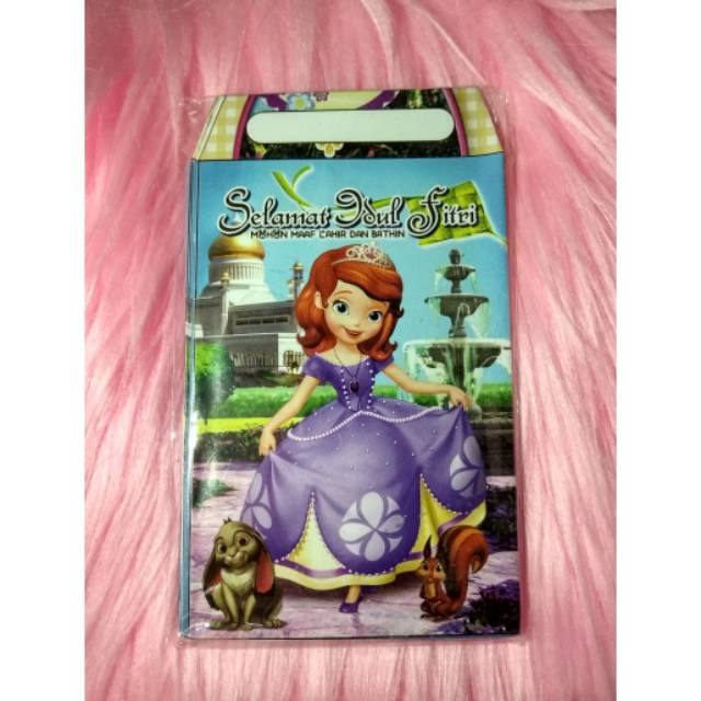 

Amplop lebaran 2025 motif Putri Sofia /cewek