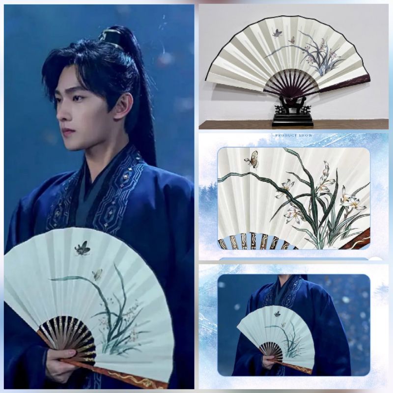 [PELUNASAN] OFFICIAL MERCH drama China "Who Rules the World" - kipas [WETV,  Yang Yang, Zhao Lusi]
