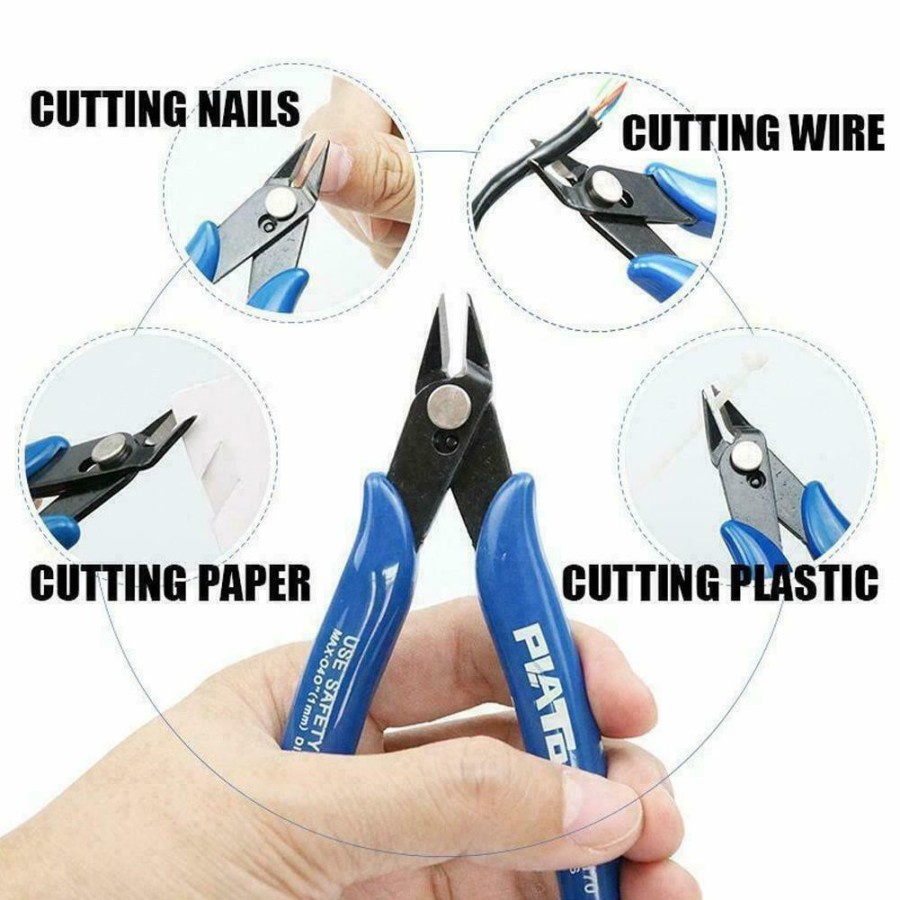 Tang Pemotong Coil Kawat Plato Pliers Wire Cutter Gunting Nipper Mini Kecil