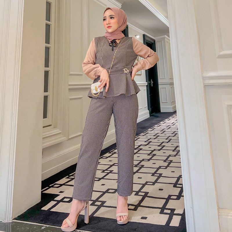 Dyora Set Ori Nada Gisella || Setelan Wanita free Bros Dior-6