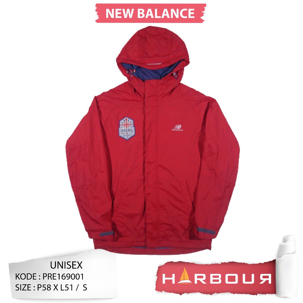 NEW BALANCE Jaket Gunung Outdoor Second Original Waterproof Windproof PRE169001