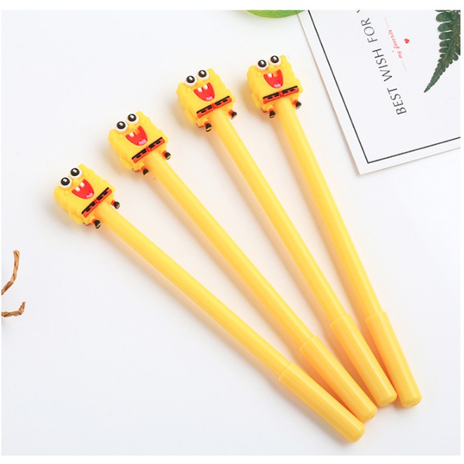 

Pulpen motif SPONGEBOB, pen spongebob, pulpen tinta, pen tinta gel