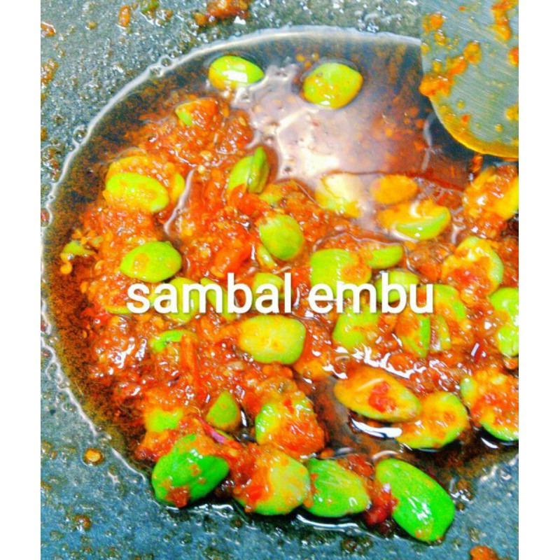 

sambel pete embu pedas