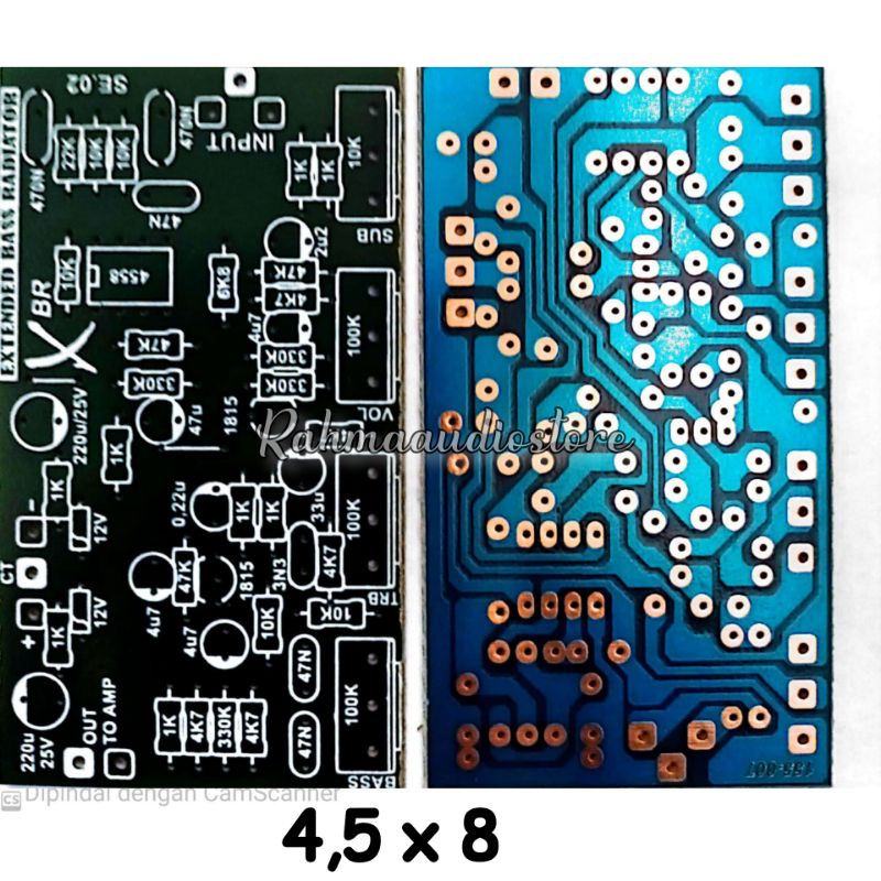 PCB TONE CONTROL XBR MONO