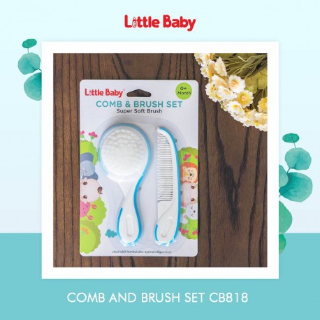 Little Baby COMB &amp; BRUSH SET CB818 / Sisir Bayi isi 2 pcs