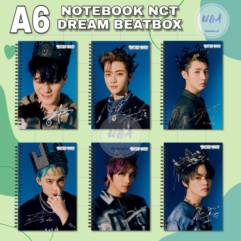 

[COD] NOTEBOOK A6 NCT DREAM BEATBOX WE GET HIGH Buku Jaemin Jeno Murah
