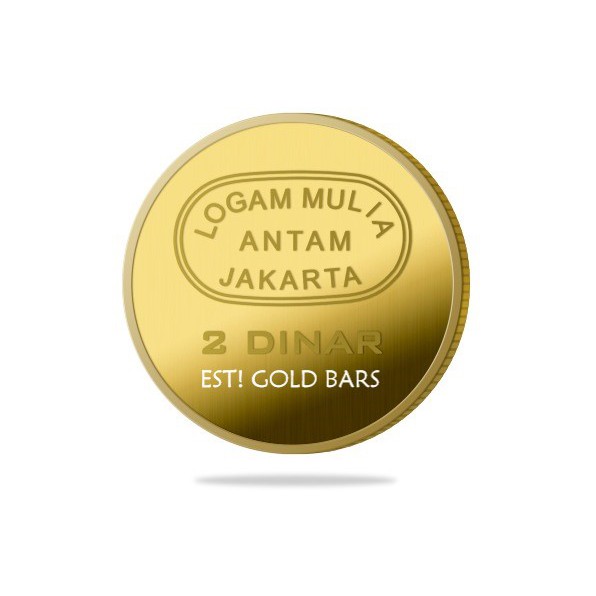 Koin 2 Dinar FG 99.99% ANTAM 2020