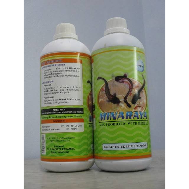 Probiotik budidaya khusus ikan lele MINARAYA LELE 1 liter