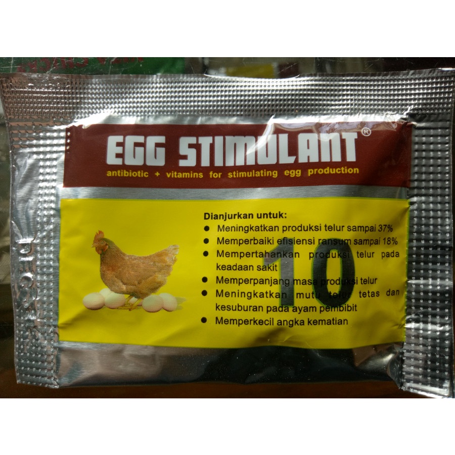 EGG STIMULANT 10 gram multivitamin pemacu telur ayam