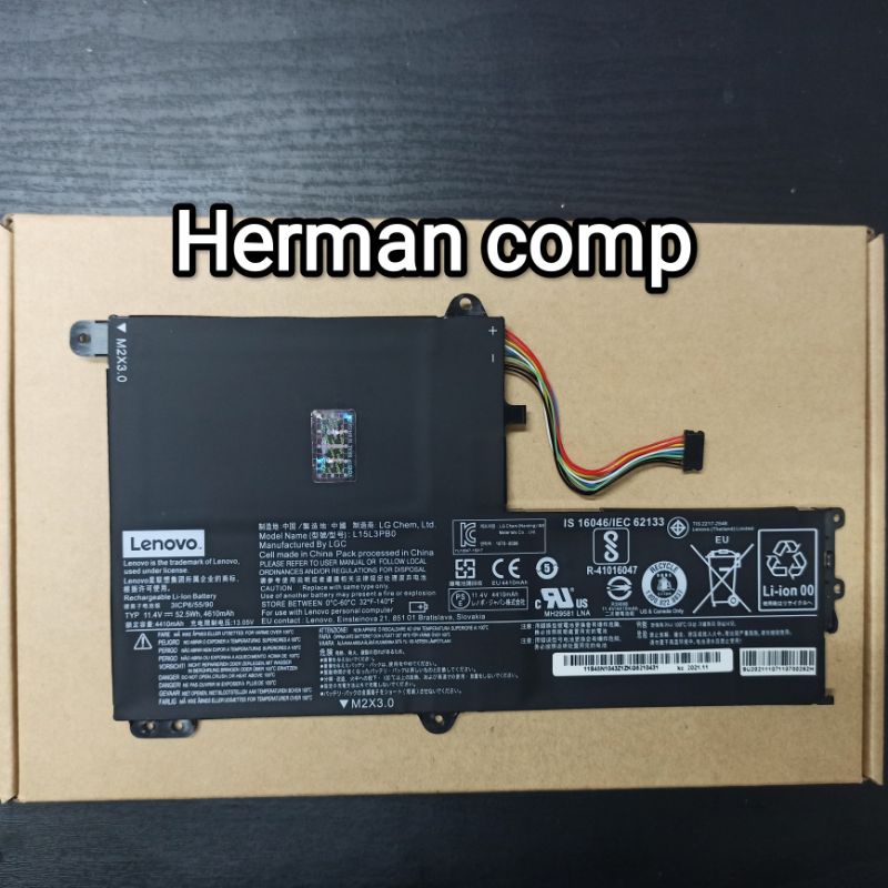 Original Baterai Lenovo Ideapad 330s-14ikb 81F4 L15L3PB0 L15M3PB0 8 Kabel