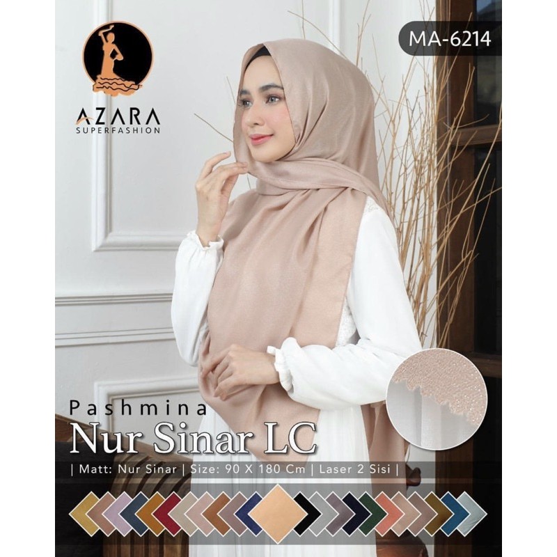 90x180cm Pashmina Glowing Nur Sinar Lasercut by Azara-2