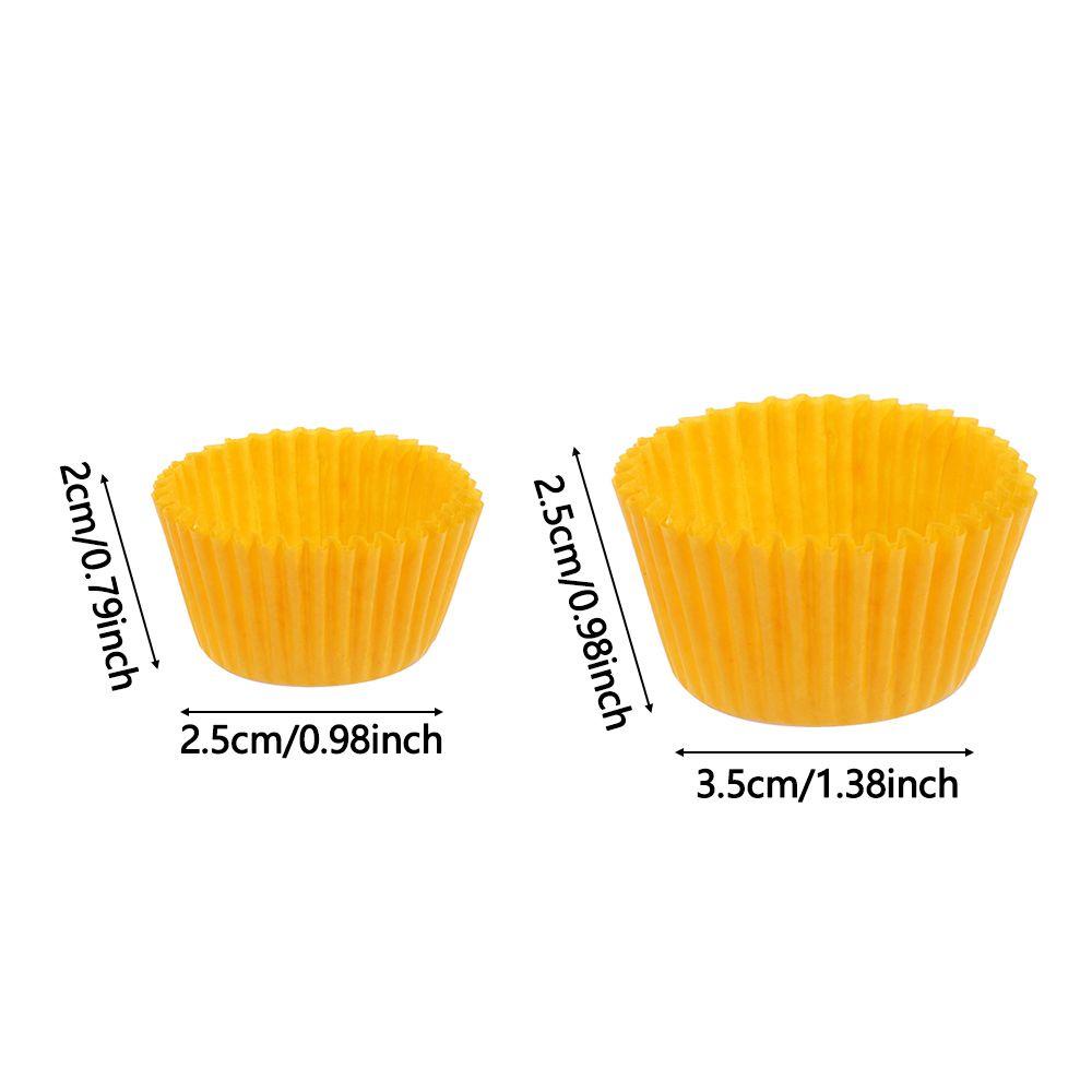 Preva 500/1000PCS Cup Kertas Kue Home &amp; Kitchen Cake Liner Perlengkapan Pesta Baking Cup Cupcake Wrappers