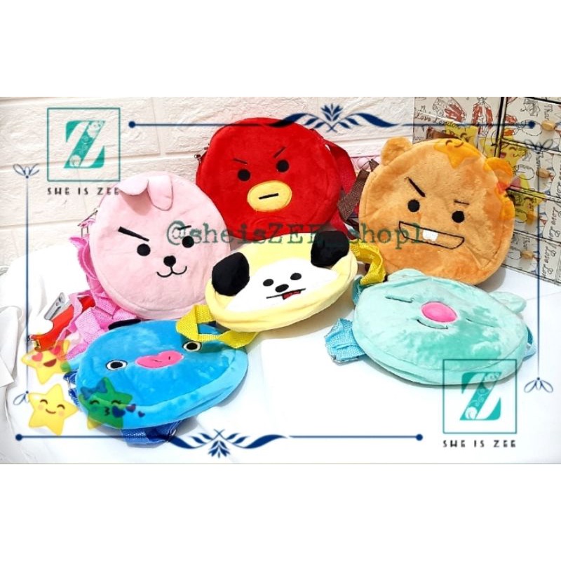 TAS BULAT SLEMPANG BTS / TAS BTS KPOP IMPOR / TAS MURAH ANAK / TAS ANAK MURAH / TAS ANAK / AKSESORIS