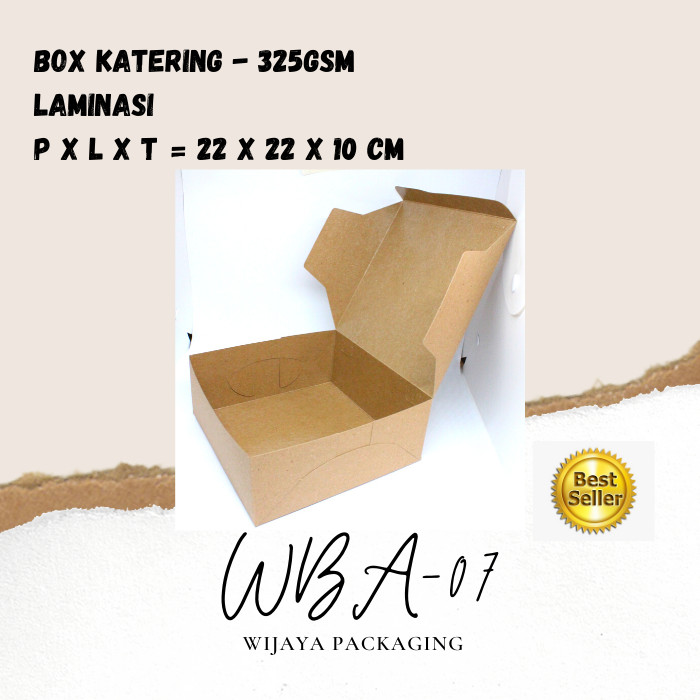 

7uytdrs Box Kue Uk. 22 X 22 X 10 Cm Laminasi Anti Bocor Termurah Sejagad Raya Hyft7Yt