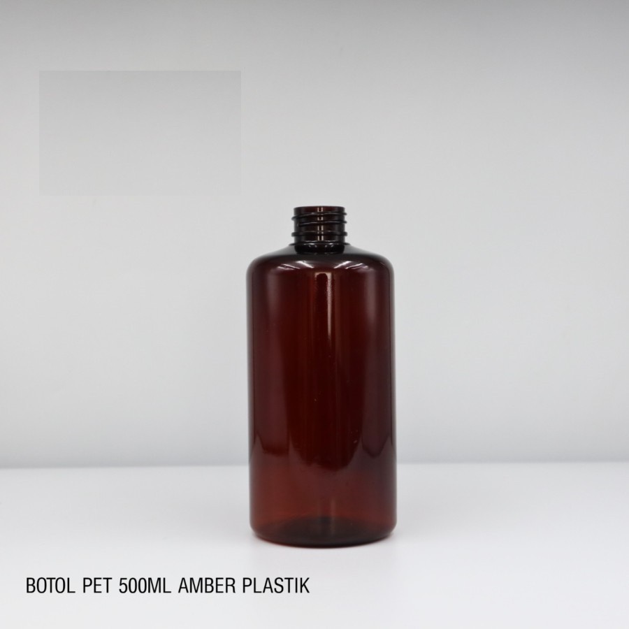 BABEE - BOTOL COKLAT AMBER 500ML TUTUP PUMP TEBAL DAN KERAS /BOTOL HAND SANITIZER/BOTOL SABUN