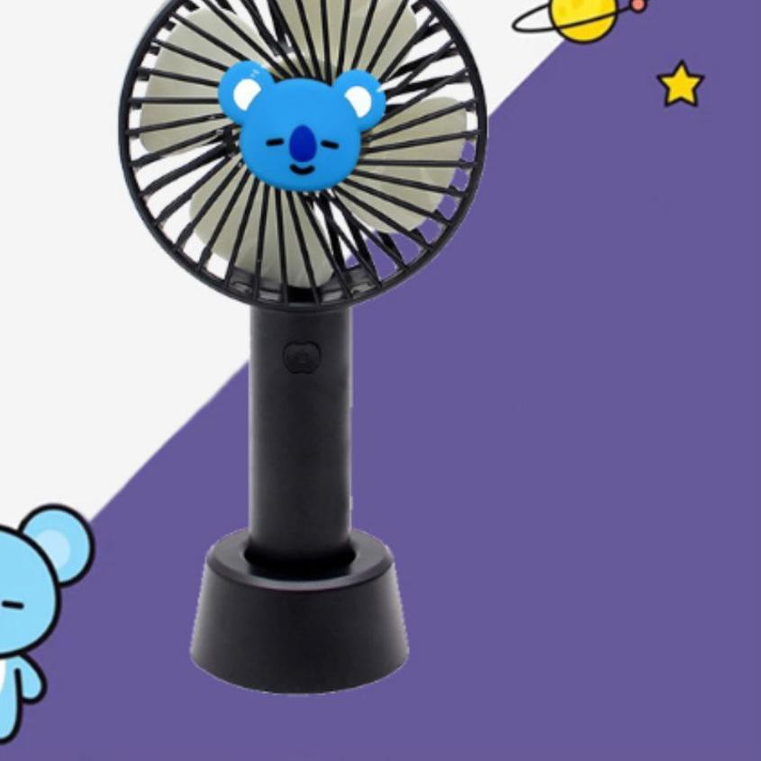 ✧New✧ [READY STOCK] Kipas Angin Portabel Mini Portable Fan USB Lucu Karakter BTS BT21 Impor Termura