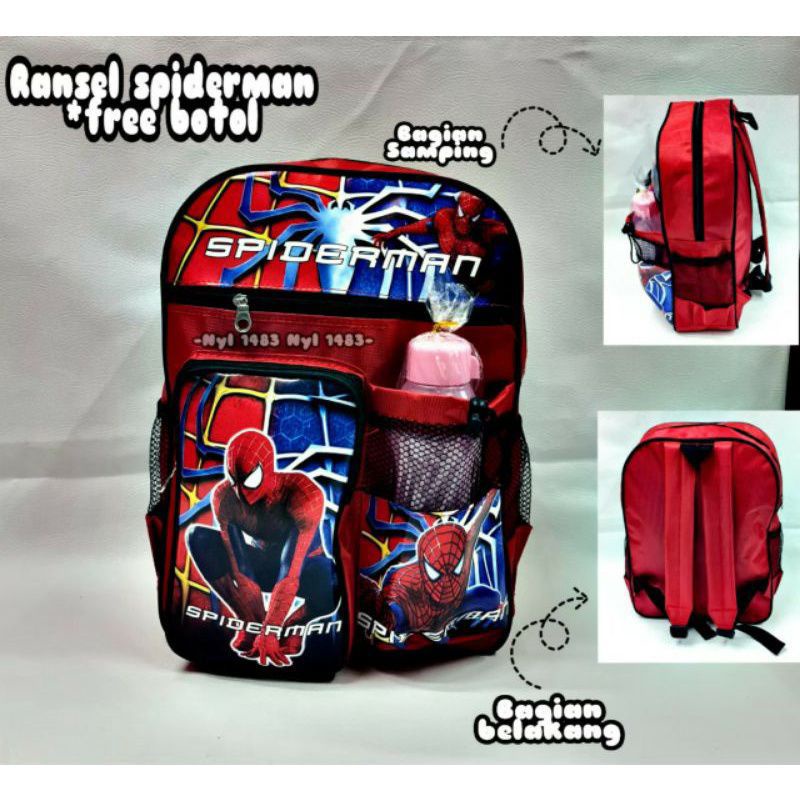 TAS RANSEL ANAk LAKI LAKI KARAKTER SPIDERMAN NO WAY HOME IMPORT