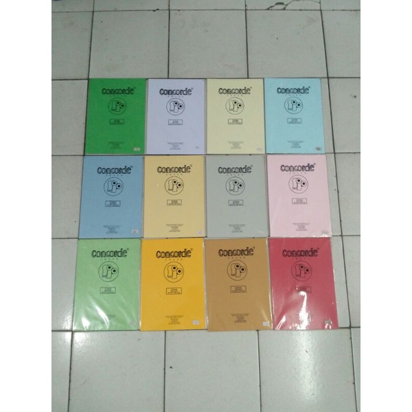 

Kertas Concorde A4 220 gr/m2 (210 x 297 mm) 1 pack isi 10 sheets.