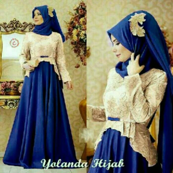 SETELAN MUSLIMAH YOLANDA/FASHION MUSLIMAH/BAJU SYARI